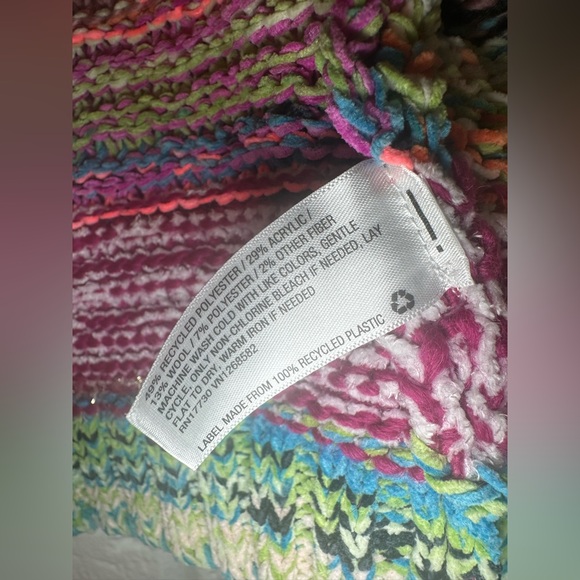 Wild Fable Open Colorful Statement Cardigan NWT - Picture 8 of 8